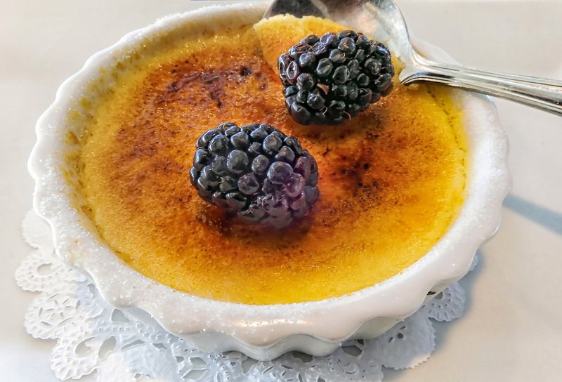 Raspberry Crème Brûlée